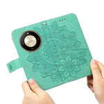 For Honor X50 5G / X9b 5G / Magic6 Lite 5G / X50 GT 5G Case Floral Pattern PU Leather Wallet Stand Phone Cover