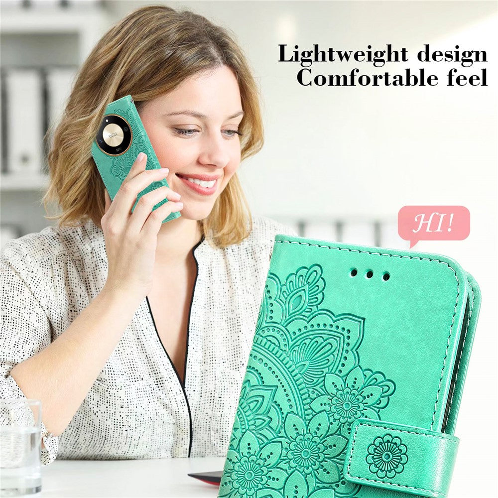 For Honor X50 5G / X9b 5G / Magic6 Lite 5G / X50 GT 5G Case Floral Pattern PU Leather Wallet Stand Phone Cover