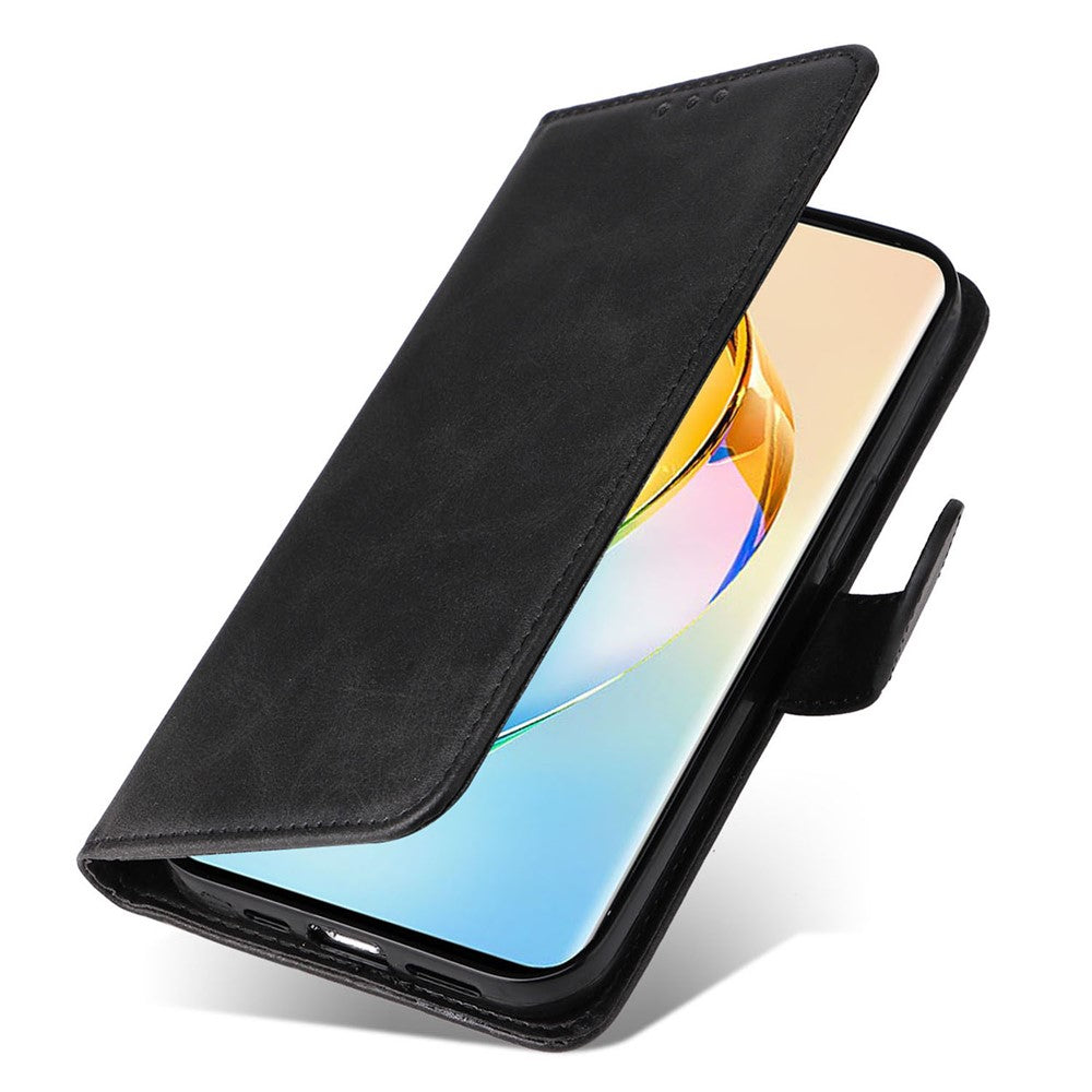 For Honor X50 5G / X9b 5G / Magic6 Lite 5G / X50 GT 5G PU Leather Wallet Stand Case Calf Texture Full Protection Phone Cover