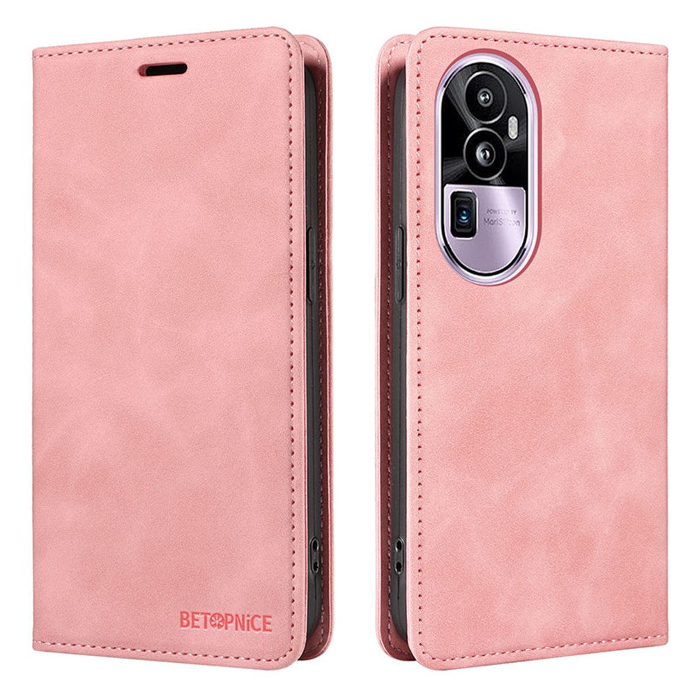 BETOPNICE 003 For Oppo Reno10 Pro+ 5G PU Leather RFID Blocking Wallet Shell Flip Stand Phone Case
