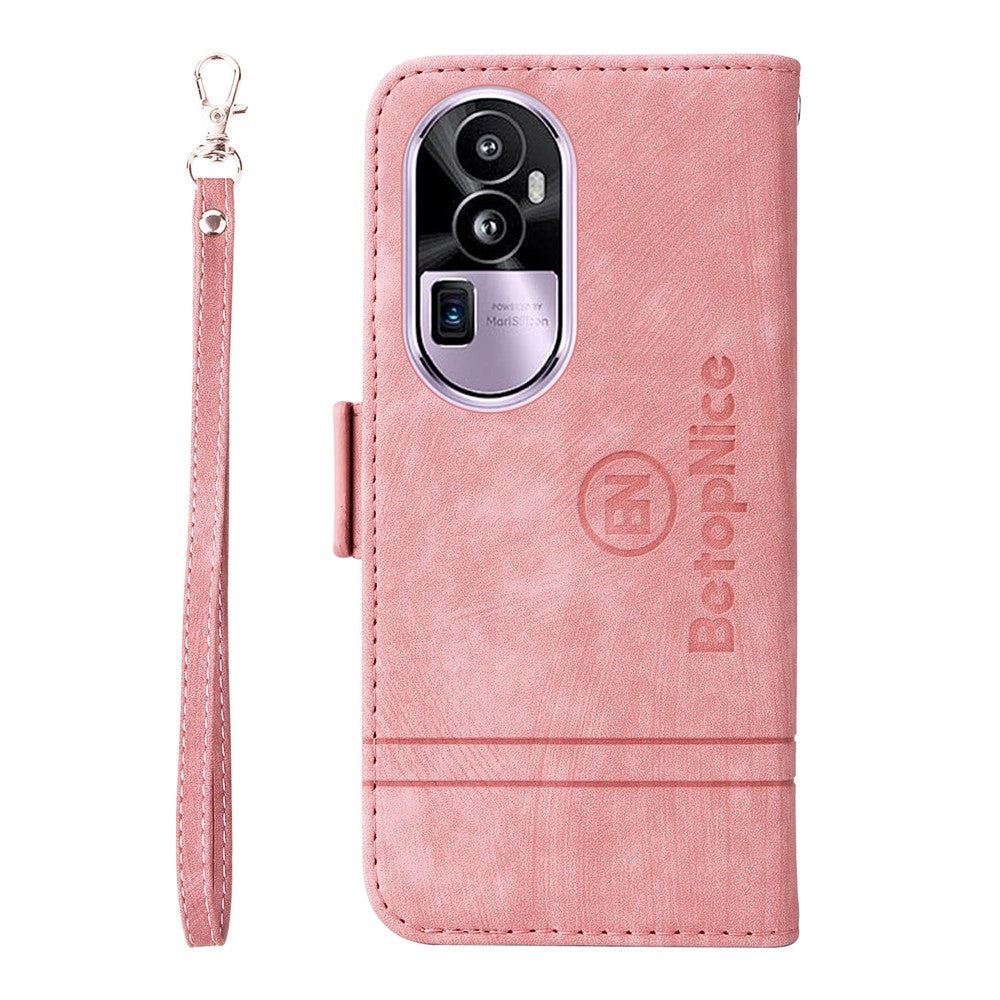 BETOPNICE 001 For Oppo Reno10 Pro+ 5G PU Leather Phone Case Folding Stand Wallet Shockproof Cover