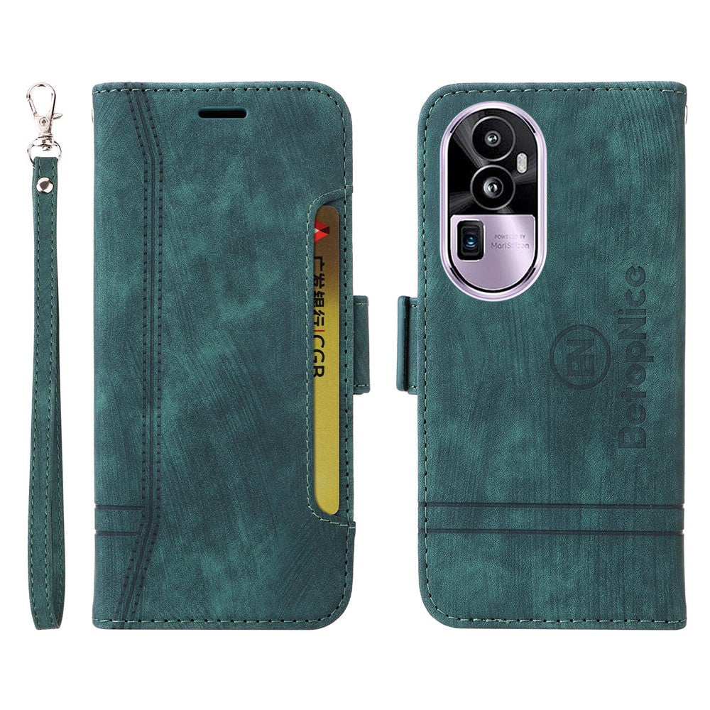BETOPNICE 001 For Oppo Reno10 Pro+ 5G PU Leather Phone Case Folding Stand Wallet Shockproof Cover