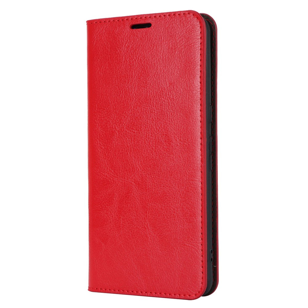 Genuine Cow Leather Cover for Google Pixel 8 Pro Crazy Horse Texture Wallet Stand Phone Case
