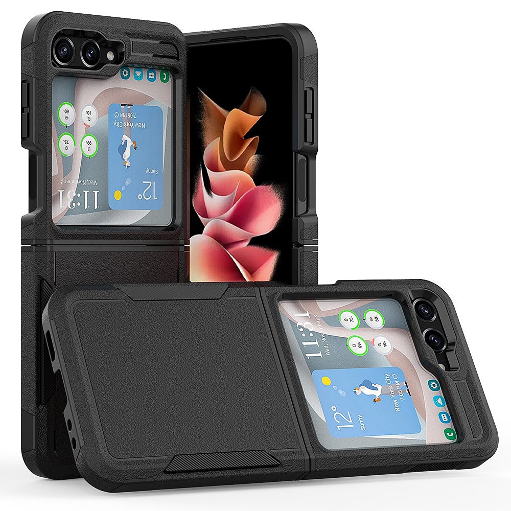 For Samsung Galaxy Z Flip5 5G Dual Layer Protection PC+TPU Cover Anti-Fall Phone Case
