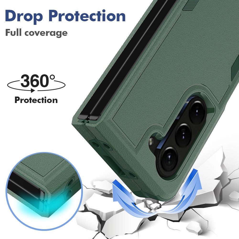 Shockproof Case for Samsung Galaxy Z Fold5 5G PC+TPU Slim Cover Anti-Drop Phone Case