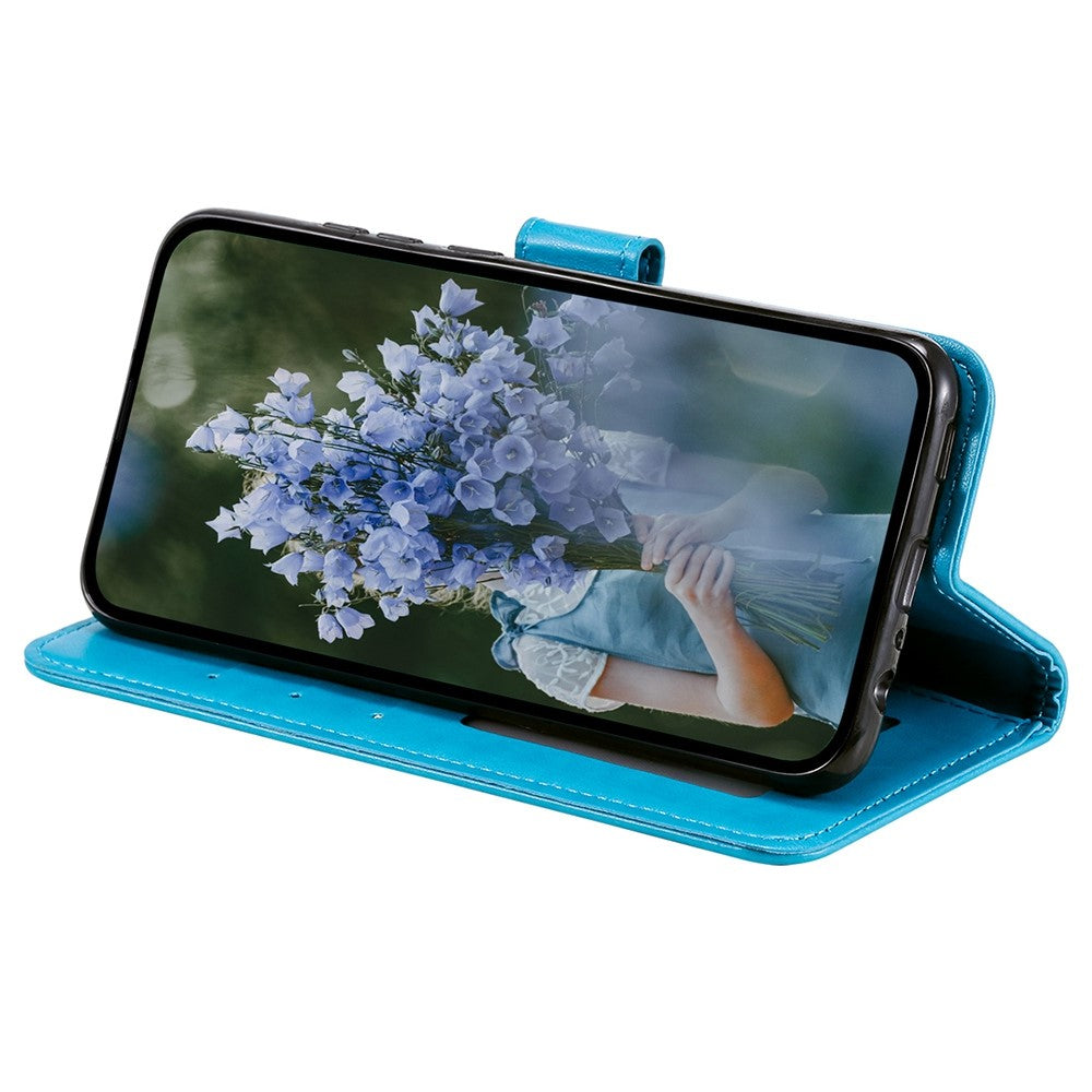 For OnePlus Nord 3 5G / Ace 2V Leather Wallet Cover Mandala Flower Imprinted Stand Case with Strap