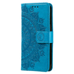 For OnePlus Nord 3 5G / Ace 2V Leather Wallet Cover Mandala Flower Imprinted Stand Case with Strap
