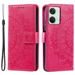 For OnePlus Nord 3 5G / Ace 2V Leather Wallet Cover Mandala Flower Imprinted Stand Case with Strap