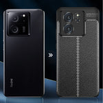 Xiaomi Redmi K60 Ultra / 13T / 13T Pro Litchi Texture TPU mobilskal Reptåligt Skyddande mobilfodral