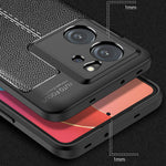Xiaomi Redmi K60 Ultra / 13T / 13T Pro Litchi Texture TPU mobilskal Reptåligt Skyddande mobilfodral
