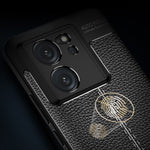 Xiaomi Redmi K60 Ultra / 13T / 13T Pro Litchi Texture TPU mobilskal Reptåligt Skyddande mobilfodral