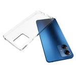 For Motorola Moto G14 4G Soft TPU Phone Cover Ultra-Thin Transparent Smartphone Case (Large Rear Lens Hole)