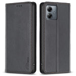 BINFEN COLOR BF18 For Motorola Moto G14 4G Phone Case Card Holder Foldable Stand Leather Cover