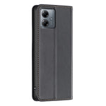 BINFEN COLOR BF18 For Motorola Moto G14 4G Phone Case Card Holder Foldable Stand Leather Cover