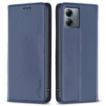 BINFEN COLOR BF18 For Motorola Moto G14 4G Phone Case Card Holder Foldable Stand Leather Cover