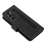 For Samsung Galaxy Z Fold5 5G PU Leather+PC Wallet Phone Case Stand Skin-touch Protective Cover