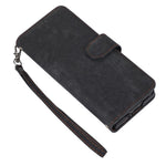 For Samsung Galaxy Z Fold5 5G PU Leather+PC Wallet Phone Case Stand Skin-touch Protective Cover