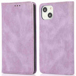 For iPhone 15 Magnetic Auto-absorbed PU Leather Phone Case Support Stand Wallet Cover