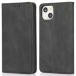 For iPhone 15 Magnetic Auto-absorbed PU Leather Phone Case Support Stand Wallet Cover