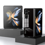 Til Samsung Galaxy Z Fold5 5G Hærdet Glas Telefoncover Gradient Farve PC+TPU Beskyttelsescover