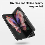 Til Samsung Galaxy Z Fold5 5G Hærdet Glas Telefoncover Gradient Farve PC+TPU Beskyttelsescover