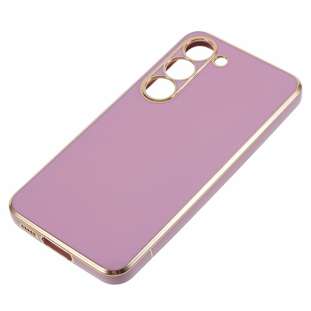 Shockproof TPU Phone Case for Samsung Galaxy S22 5G Electroplating 6D Glossy Phone Cover