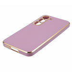 Shockproof TPU Phone Case for Samsung Galaxy S22 5G Electroplating 6D Glossy Phone Cover