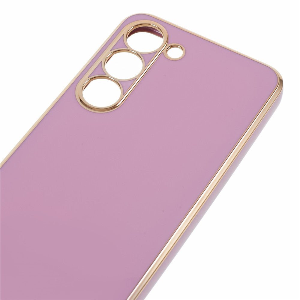 Shockproof TPU Phone Case for Samsung Galaxy S22 5G Electroplating 6D Glossy Phone Cover