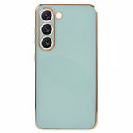 Shockproof TPU Phone Case for Samsung Galaxy S22 5G Electroplating 6D Glossy Phone Cover