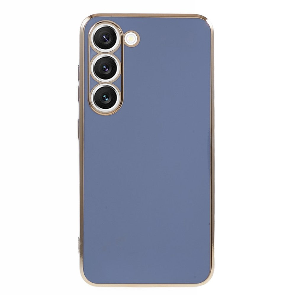 Shockproof TPU Phone Case for Samsung Galaxy S22 5G Electroplating 6D Glossy Phone Cover