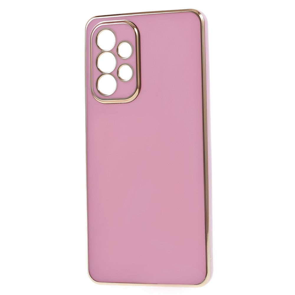 Samsung Galaxy A33 5G Glansigt stötsäkert skyddande skal 6D elektroplätering TPU mobilskal