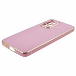 For Samsung Galaxy A33 5G Glossy Shockproof Protective Case 6D Electroplating TPU Phone Cover