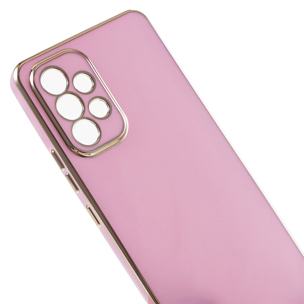 Samsung Galaxy A33 5G Glansigt stötsäkert skyddande skal 6D elektroplätering TPU mobilskal