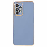 Samsung Galaxy A33 5G Glansigt stötsäkert skyddande skal 6D elektroplätering TPU mobilskal
