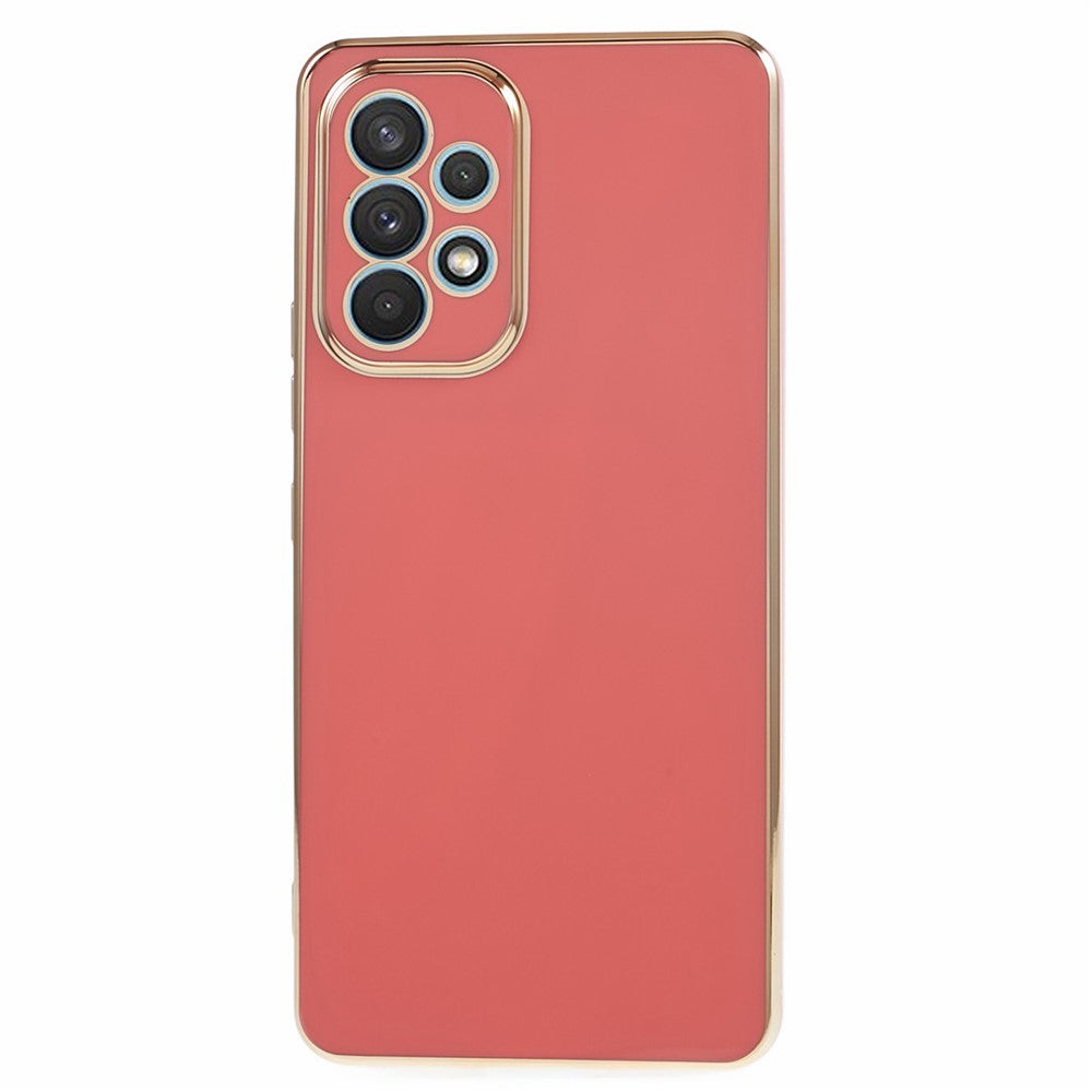 Samsung Galaxy A33 5G Glansigt stötsäkert skyddande skal 6D elektroplätering TPU mobilskal
