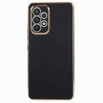 For Samsung Galaxy A33 5G Glossy Shockproof Protective Case 6D Electroplating TPU Phone Cover