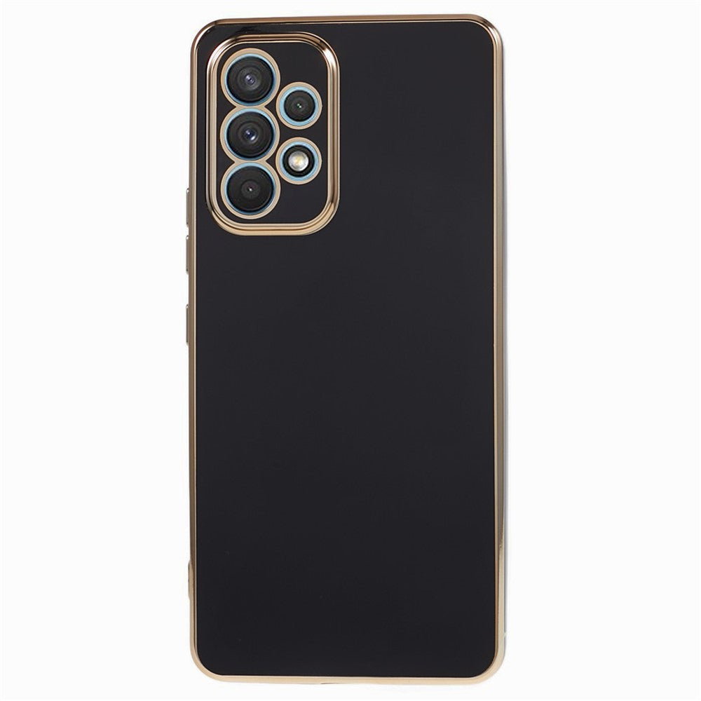 Samsung Galaxy A33 5G Glansigt stötsäkert skyddande skal 6D elektroplätering TPU mobilskal