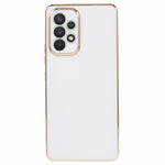 Samsung Galaxy A33 5G Glansigt stötsäkert skyddande skal 6D elektroplätering TPU mobilskal