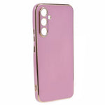 Soft TPU Case for Samsung Galaxy S23 FE , Glossy 6D Electroplating Phone Protective Back Cover