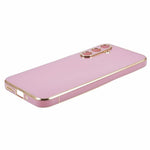 Soft TPU Case for Samsung Galaxy S23 FE , Glossy 6D Electroplating Phone Protective Back Cover