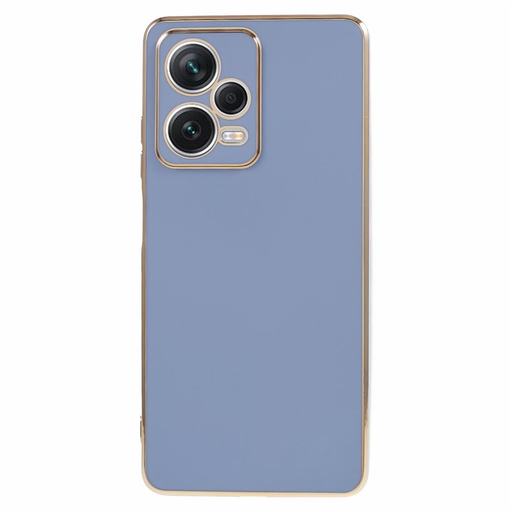 For Xiaomi Redmi Note 12 Pro 5G Glossy TPU Phone Case Camera Protection 6D Electroplating Cover