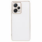 For Xiaomi Redmi Note 12 Pro 5G Glossy TPU Phone Case Camera Protection 6D Electroplating Cover