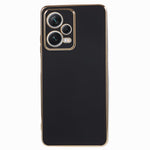 For Xiaomi Redmi Note 12 Pro 5G Glossy TPU Phone Case Camera Protection 6D Electroplating Cover