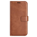 For Samsung Galaxy F34 5G / M34 5G Calf Texture Wallet Stand Cell Phone Cover Magnetic Closure PU Leather Case