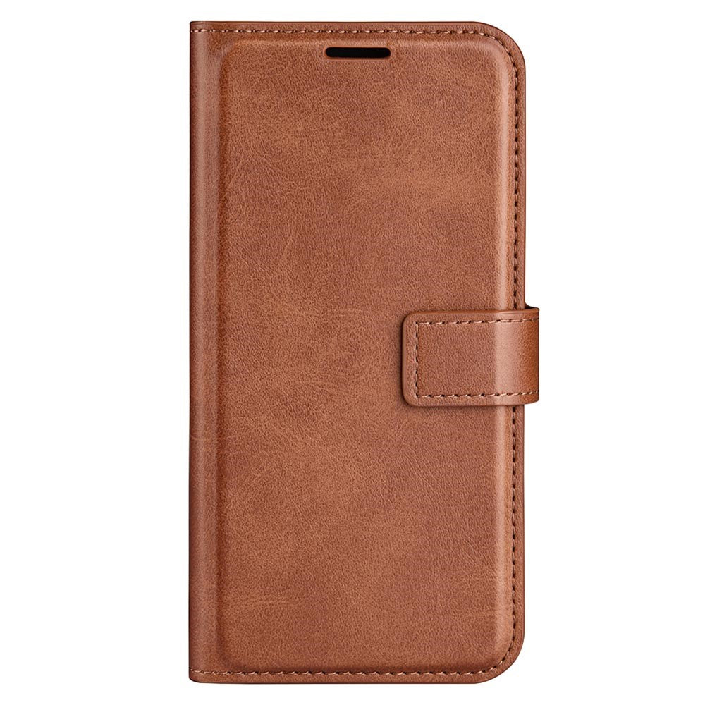 For Samsung Galaxy F34 5G / M34 5G Calf Texture Wallet Stand Cell Phone Cover Magnetic Closure PU Leather Case
