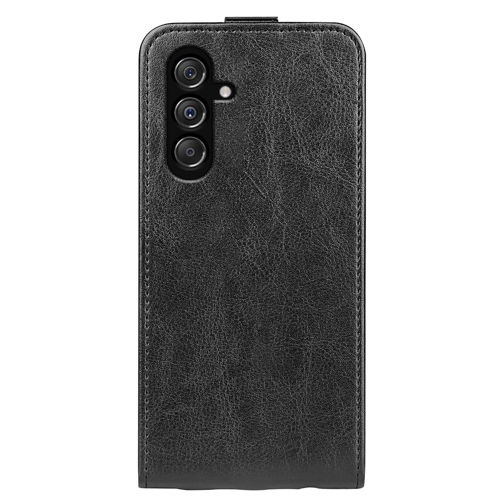 Samsung Galaxy F34 5G / M34 5G Vertikalt Flip Läderfodral Korthållare Crazy Horse Texture Cover