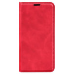 Samsung Galaxy F34 5G / M34 5G ridsefast Skin-touch-etui i PU-læder med stativ, mobilcover