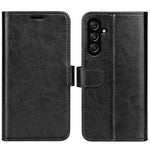 For Samsung Galaxy F34 5G / M34 5G Anti-Scratch PU Leather Cell Phone Cover Stand Crazy Horse Texture Wallet Case