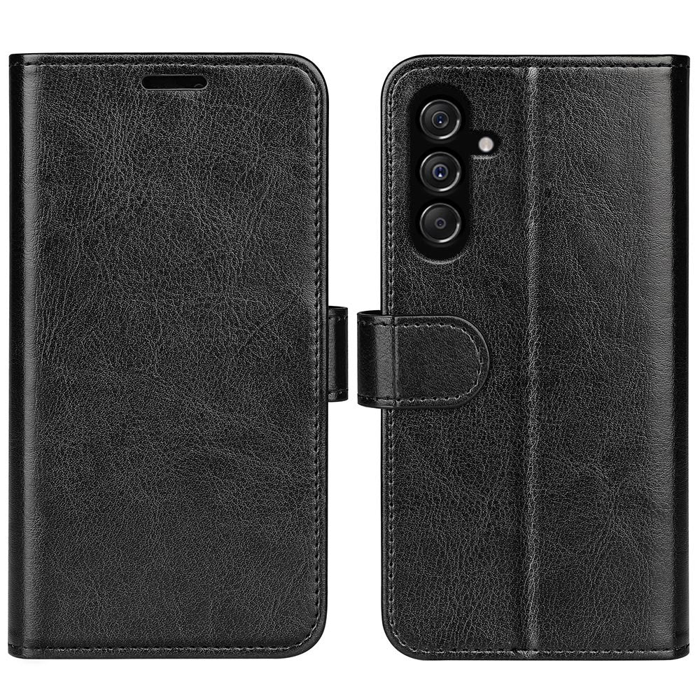 For Samsung Galaxy F34 5G / M34 5G Anti-Scratch PU Leather Cell Phone Cover Stand Crazy Horse Texture Wallet Case