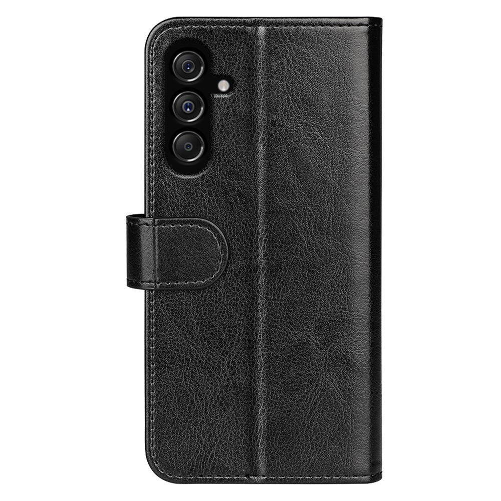 For Samsung Galaxy F34 5G / M34 5G Anti-Scratch PU Leather Cell Phone Cover Stand Crazy Horse Texture Wallet Case